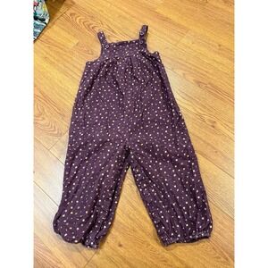 Gymboree Vintage Floral corduroy overalls 2T